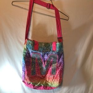 Justice monogram M shoulder bag